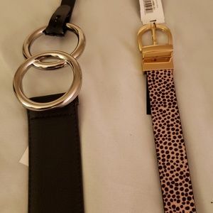 Express belts (set of 2) (NWT)
